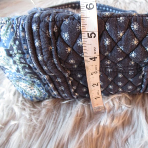 Vera Bradley Navy Floral Shoulder Bag - Picture 6 of 10